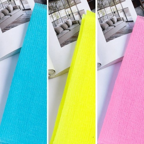 Shower Back Scrub Tool Long Strip Bath Sponge Net New Scrub Towel - Picture 7 of 19