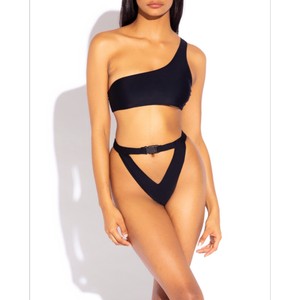 cut out one shoulder bikini