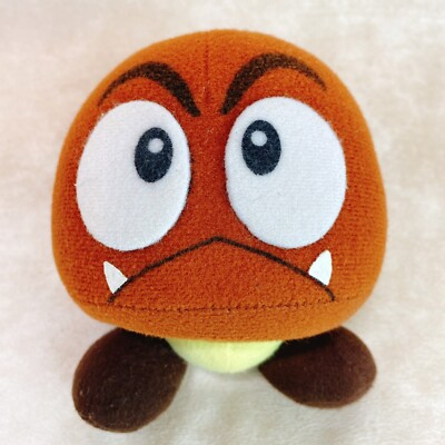 Rare 1996 Super mario 64 N64 Goomba Plush doll toy Nintendo