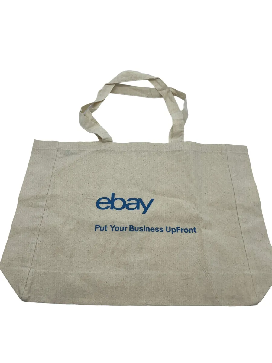 Upfront Logo Canvas Tote Bag Put Your Business Upfront ana Swag New