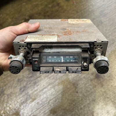 Evadin CR 3000 Am Fm Cassette Car Stereo Radio 1979-83 For Parts Repair Vintage