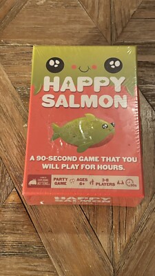 Happy Salmon Family Party Game 6+ 3-8 Players Fast Dynamic Play..SEALED/NEW