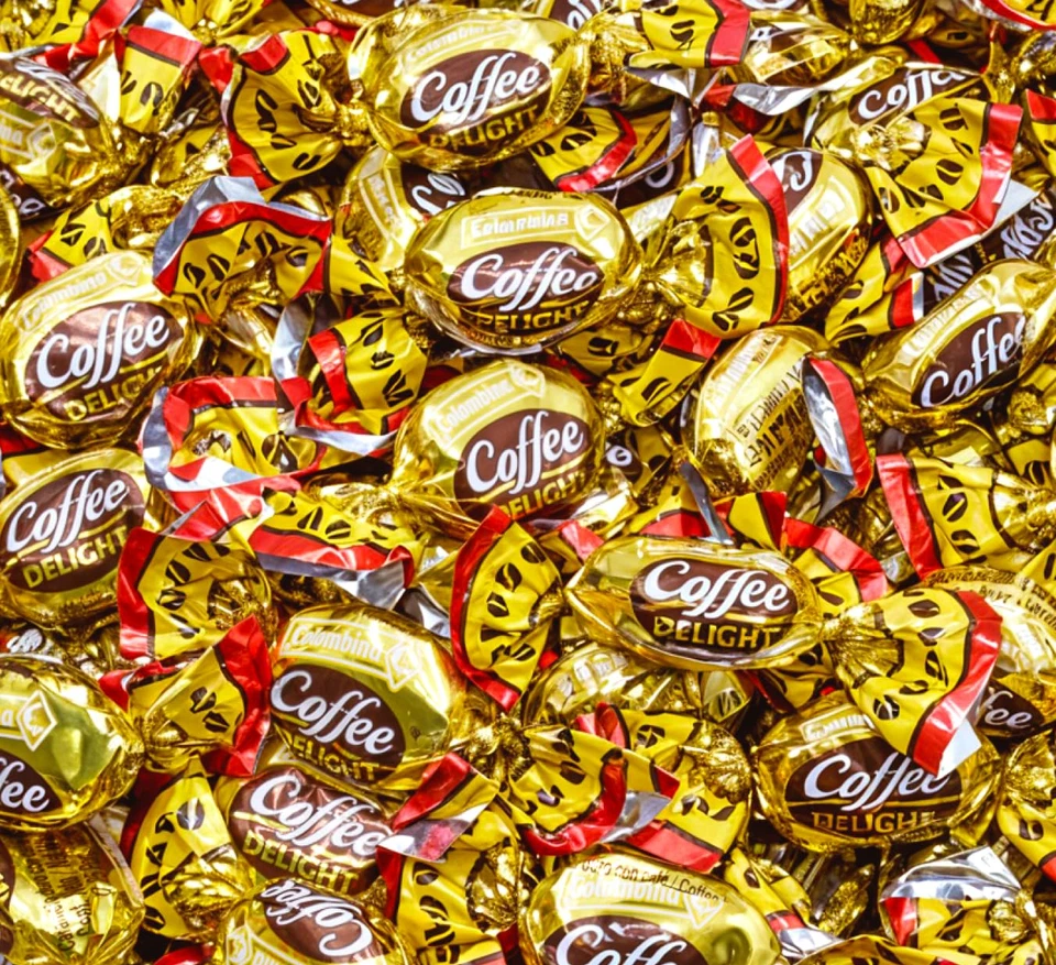 COLOMBINA Coffee Delight Gluten Free Coffee Flavor, Bulk & Delicious Hard Candy (4 Pounds)