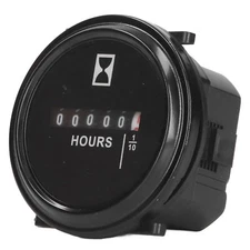 Hour Meter 99999.9 Hours AC DC Universal Hourmeter Quartz Mechanical Hour Gauge
