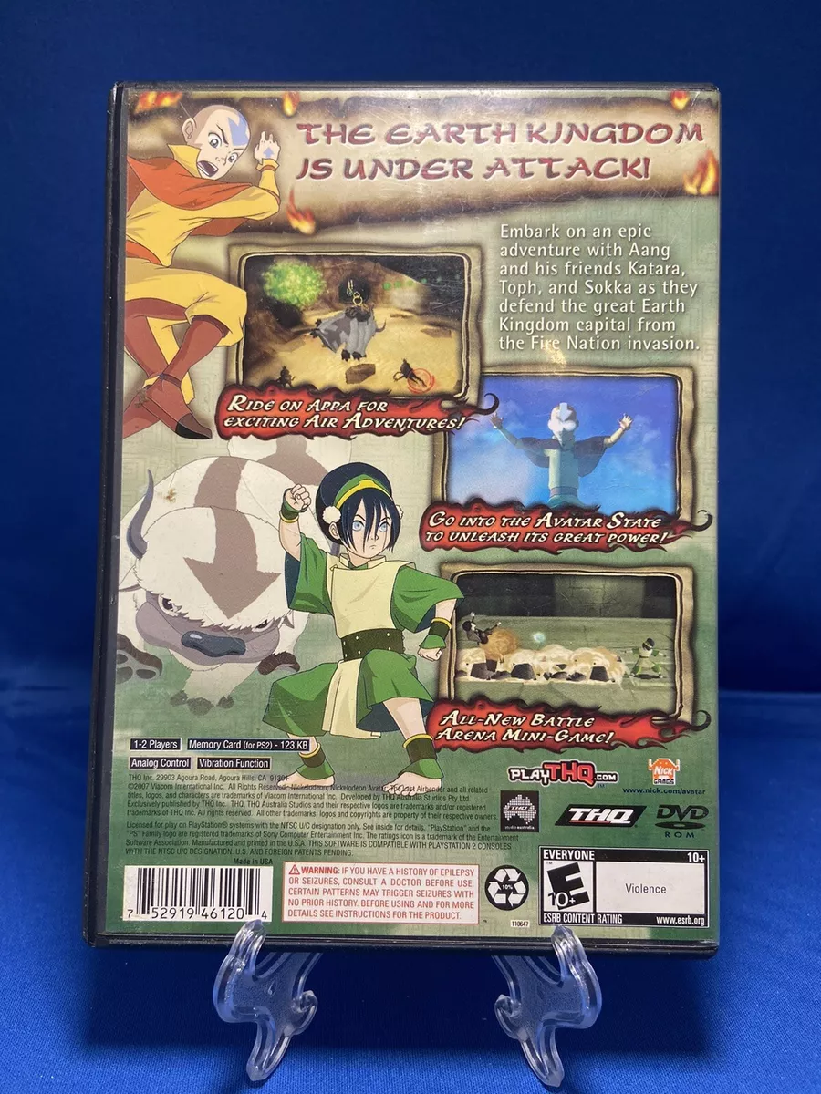 Avatar The Last Airbender The Burning Earth ( PlayStation 2) PS2