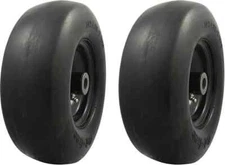 2pk Flat Free Tires For Toro Timecutter 4225 42” Cub Cadet RTZ50 XP42 ZTR Mower