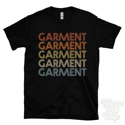 GARMENT REPEAT RETRO STYLE T-SHIRT Herren & Damen Neuheit cool Name Geschenk