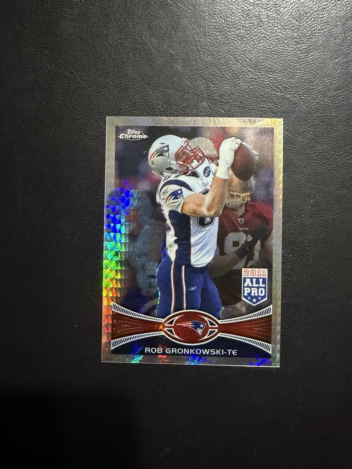 2012 Topps Chrome Rob Gronkowski Refractor Card #4/216