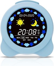 Sleep Trainer Clock for kids Child Digital Alarm Clock for Sleep Training LCD