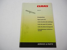 Claas Volto 77 Heuwender Ersatzteilliste Spare Parts List 2012
