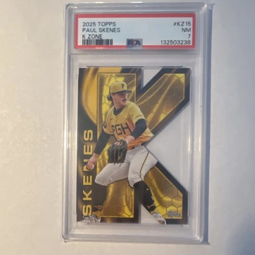 2025 Topps K Zone Paul Skenes #KZ15 PSA 7 Pittsburgh Pirates Insert