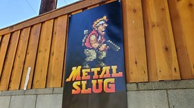 Metal Slug Neo Geo SNK Banner 90s Arcade Game Rare Japanese Little Tokyo