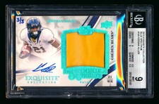 2013 EXQUISITE KEENAN ALLEN RC BLUE PATCH ON-CARD AUTO CHARGERS RPA #3/3 BGS 9!