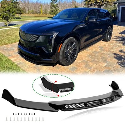 Fits Cadillac Escalade Sport 2021-25 Gloss Black Front Bumper Lower Splitter Lip