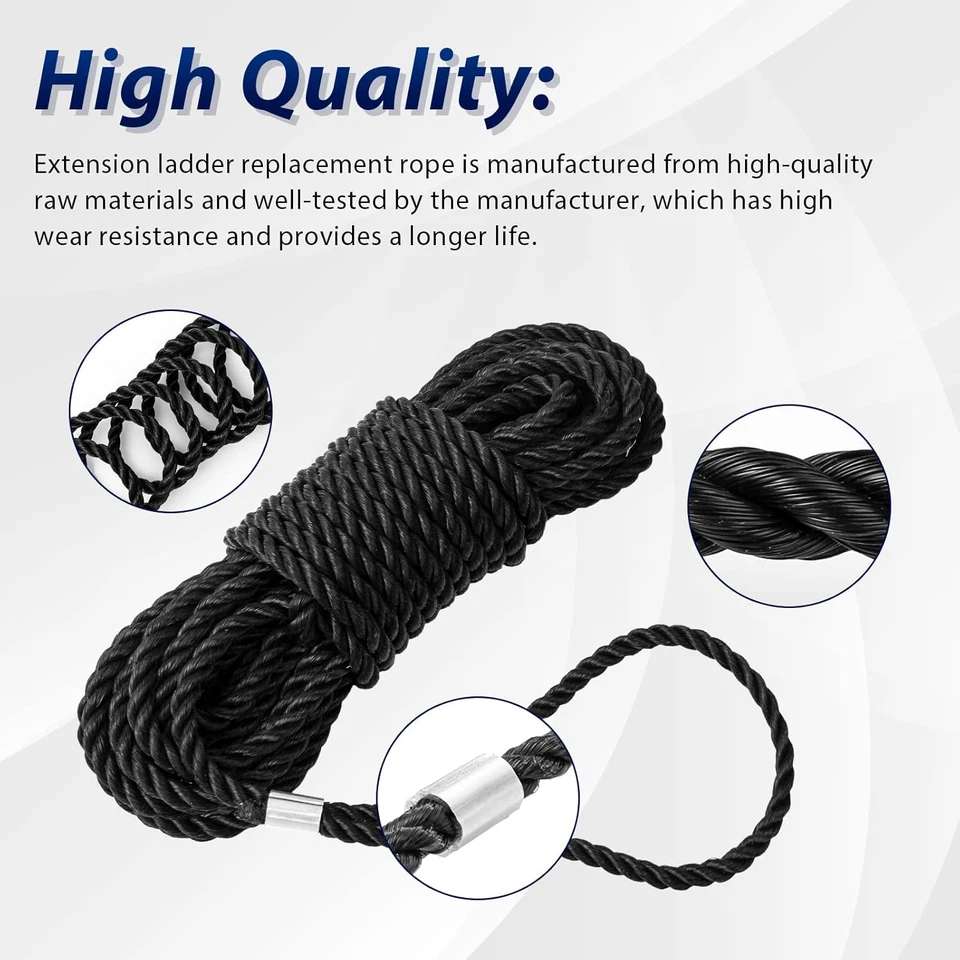 Extension Ladder Rope Replacement Compatible with Werner AC30-2 Extension Ladder - Image 2 of 4