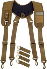 Tactical Duty Belt Harness Suspenders Padded Tool Belt Suspender Heavy Duty W...