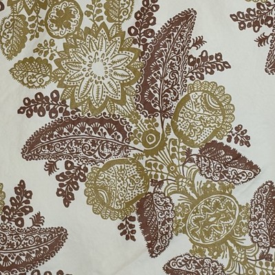 Crate and Barrel Cotton Canvas Tablecloth Marimekko Tamburiini Ivory 60''x 108