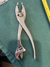 Rare LACLEDE STEEL Pliers & 4 Inch Crescent Wrench. Made In USA