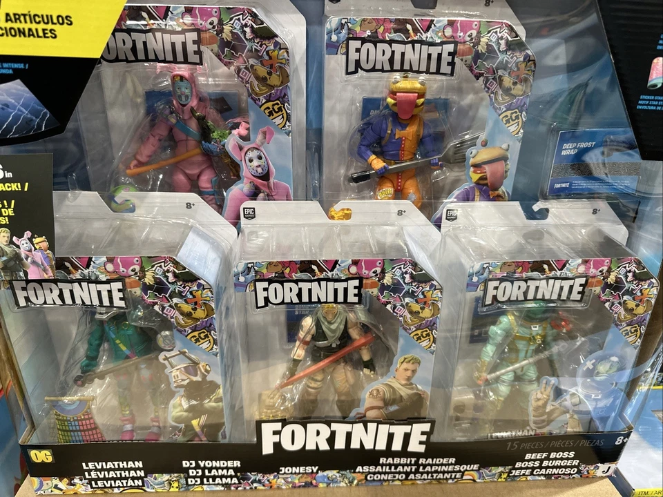 NUEVO Fortnite OG Legendary Series 6" Paquete de Cinco Figuras con Código Extra, Caja Sellada Foto 2 de 2