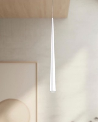 Kuzco Lighting 401215WH-LED Mina 24  Pendant LED, White 9W New