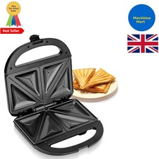 Luxury 2-Slice Toastie Maker with Automatic Temperature Control & Non-Stick