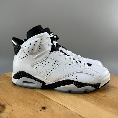 Nike Air Jordan 6 Retro Reversed Oreo Mens Size 10 Shoes White Black CT8529-112
