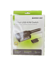New IOGEAR 2-Port USB VGA KVM Switch with Cables and Remote - GCS22U