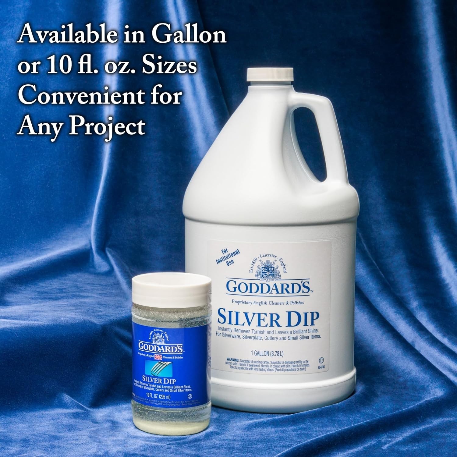 1 Gallon Professional Silver Care Dip - Safe & Kosher Certified Jewelry Cleaner