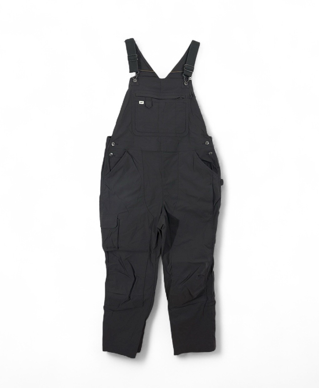 DULUTH TRADING OVERALLS WOMENS LARGE GRAY Free Shipping Black