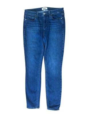 Paige Verdugo Ankle Jeans size 28 medium wash mid rise with 27'' inseam skinny
