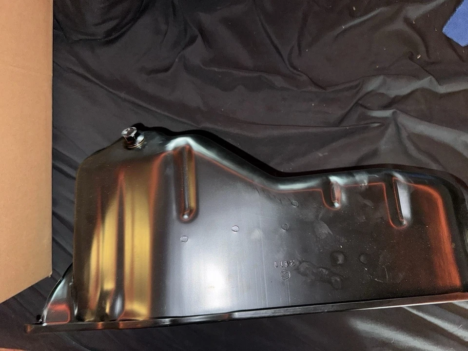 1992 GMC Sonoma 4.3l panela de óleo do motor 4x2 panela de óleo do motor peça OEM - Imagem 4 de 4