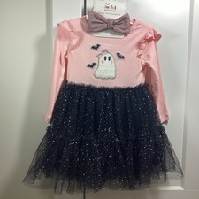 Joyful Moments Styled With Headband Halloween Dress 24 Months