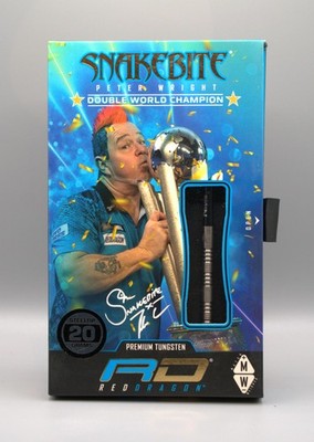 Red Dragon Peter Wright Euro 11 85% Tungsten Steel Tip Darts - 20g