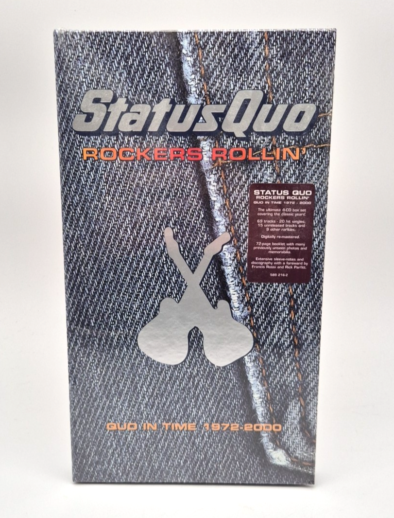 Status Quo ROCKERS ROLLIN QUO IN TIME 1972-2000 CD Boxset New & Sealed