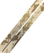 .75" Nylon Webbing AOR1 Camo 55301 Two Side Pattern 2 Yds USA
