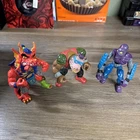 Vintage TMNT Hot Head Dragon (1992), Bebop (1988) & Foot Soldier (1988)