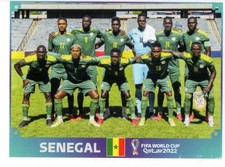 2022 Panini World Cup Stickers #SEN1 Senegal Team Shot - SCR