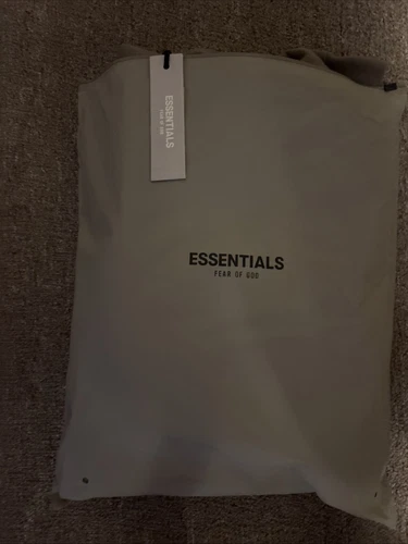 FEAR OF GOD Felpa con cappuccio Essentials Taupe Taglia Large Paura di Dio