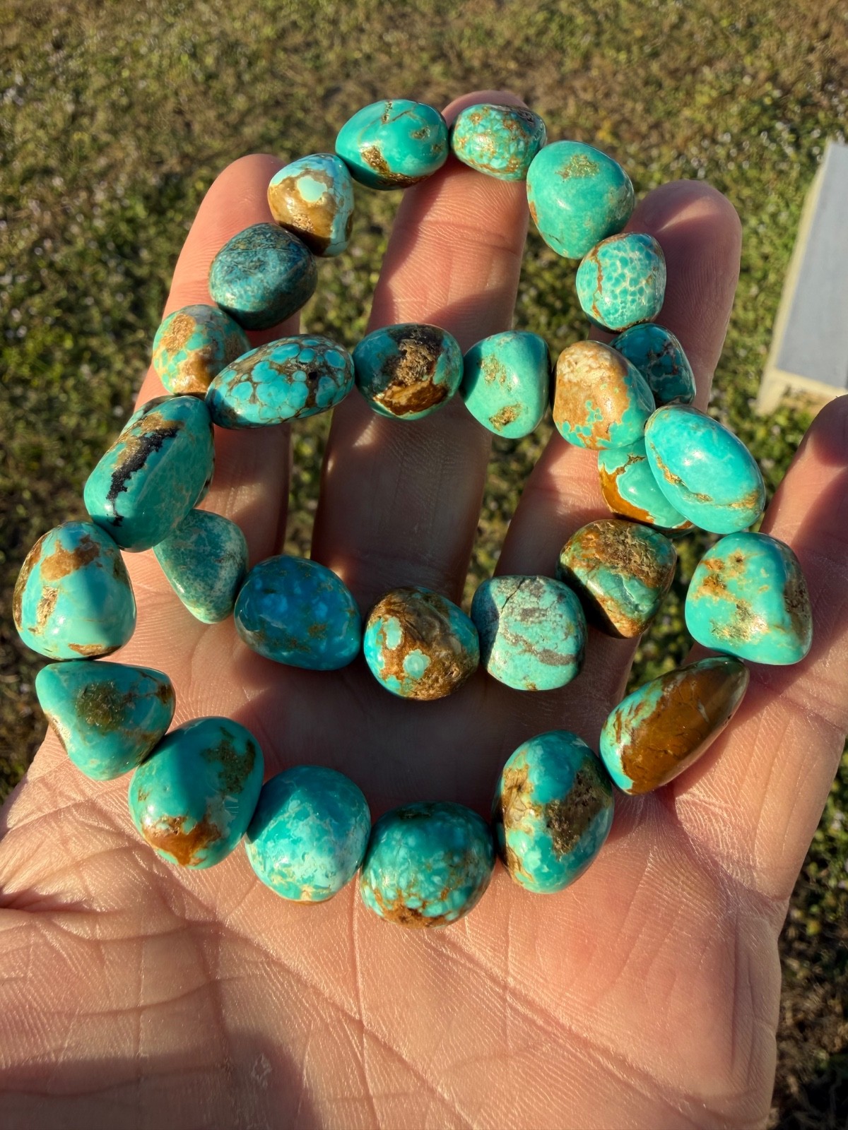 Number Eight Mine (Nevada) Turquoise Bracelet