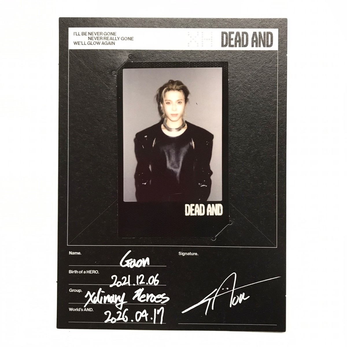 Xdinary Heroes] DEAD AND / HERO Ver. Official Hidden Message