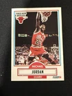 Michael Jordan 1990-91 Fleer #26b Chicago Bulls - Yellow Dot Error Card MINT