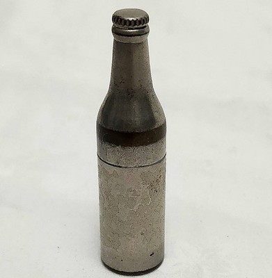 Vintage KEM Co Inc Bottle Shaped Cigarette Lighter Made In USA