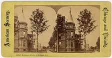 CHICAGO SV - Libby's Residence - 34th St - American Scenery 1880s