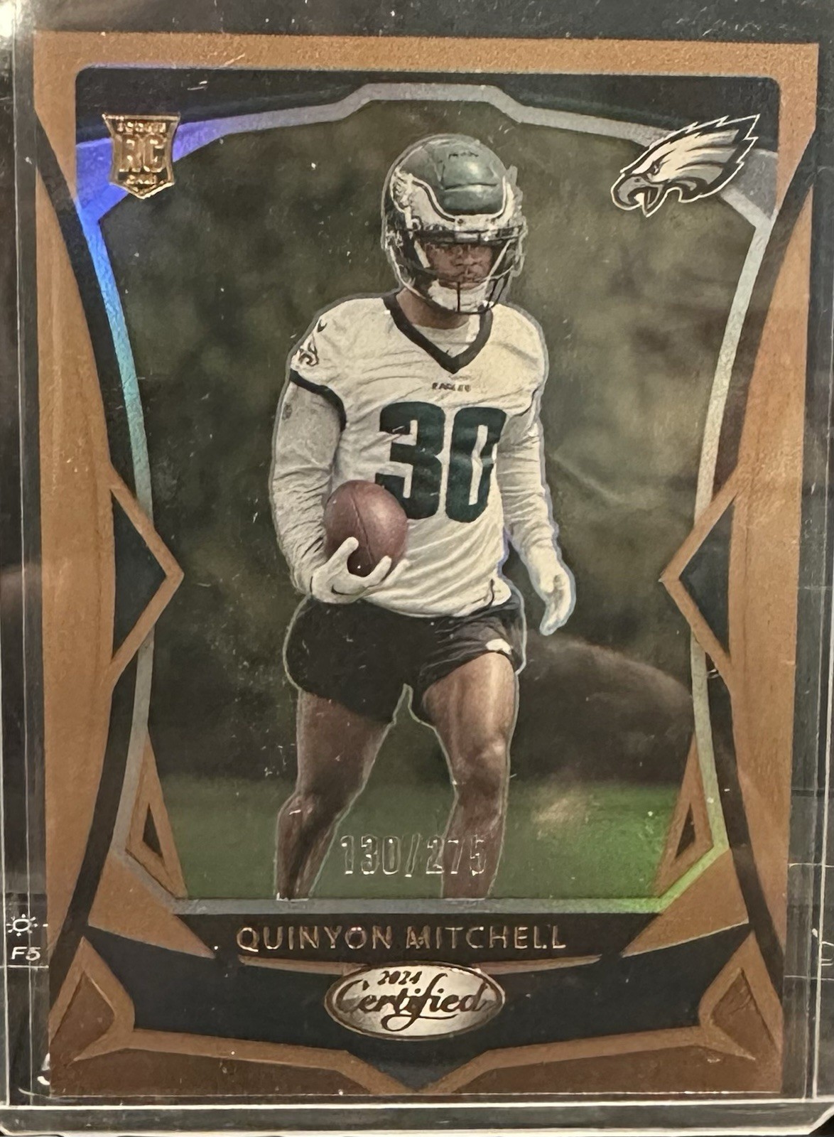 Quinyon Mitchell 2024 Panini Certified Mirror Bronze /275 RC #116 Rookie Card