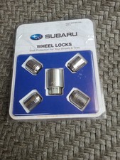 Set Of 4 Genuine Oem Subaru Steel Wheel Locks Kit Fits All Models - B321sfl000 Set Of 4 Genuine Oem Subaru Steel Wheel Locks Kit Fits All Models - B321sfl000
