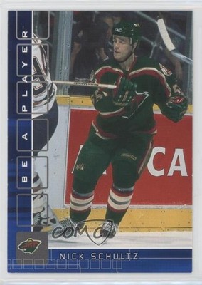 2001 ITG Be A Player Memorabilia Sapphire 4/100 Nick Schultz #383 Rookie RC 1s8