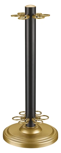 Bronze / Satin Gold Players 26in 6 Stick Pool Cue Stand - Picture 1 of 1