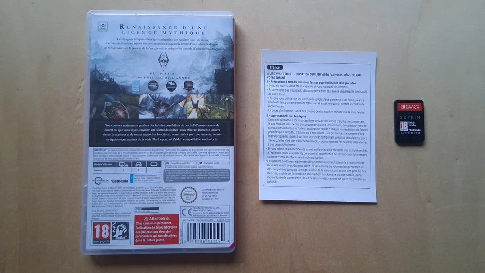 THE ELDER SCROLLS V SKYRIM SWITCH FR OCCASION, photo 2 sur 5