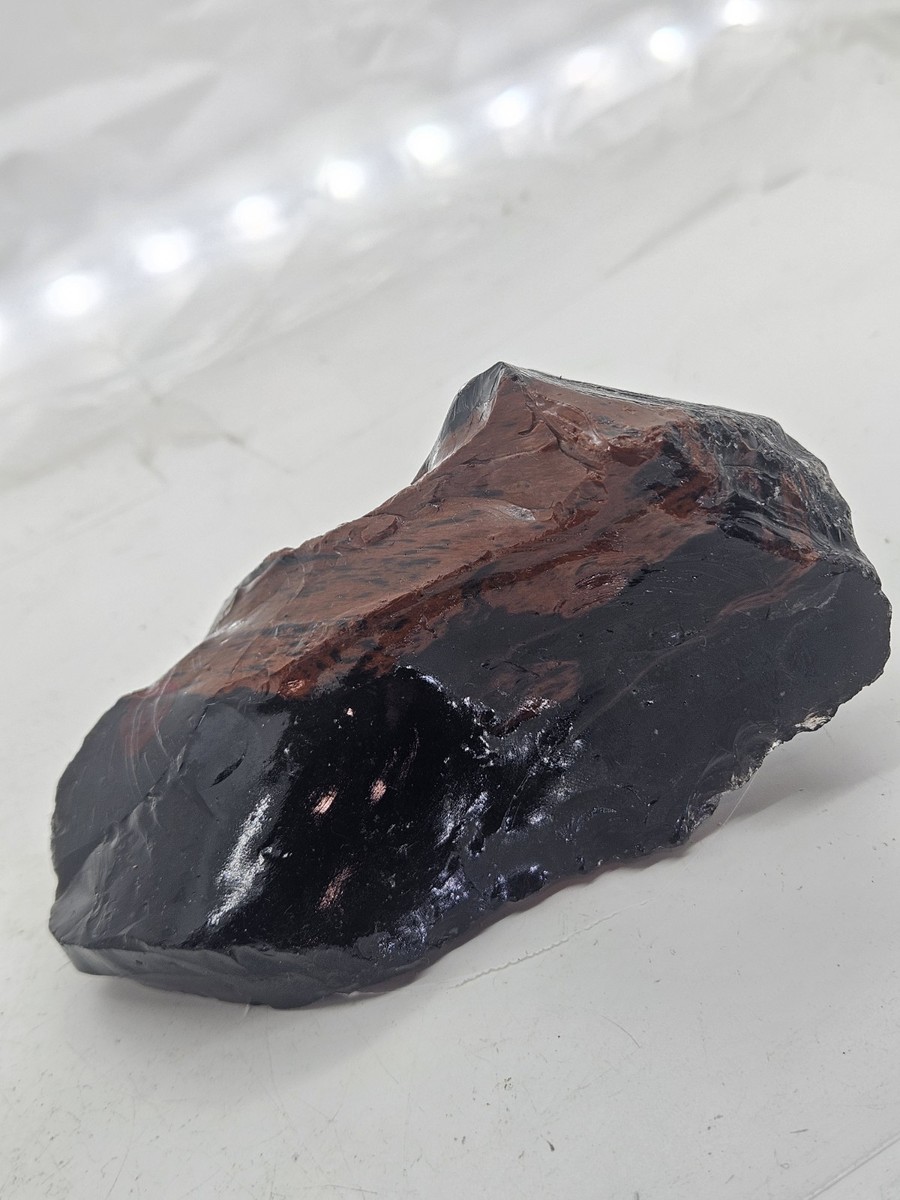 Large Natural Black Obsidian Raw Stone Specimen - 1-2 lbs - High