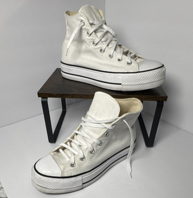 Converse Chuck Taylor All Star High Top Lace-Up Sneakers White Unisex Textile